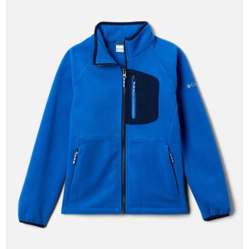 Columbia Fast Trek III Full Zip Fleece, Chamarras Azules Claro Azul Marino Para Niño | 071852-OYU